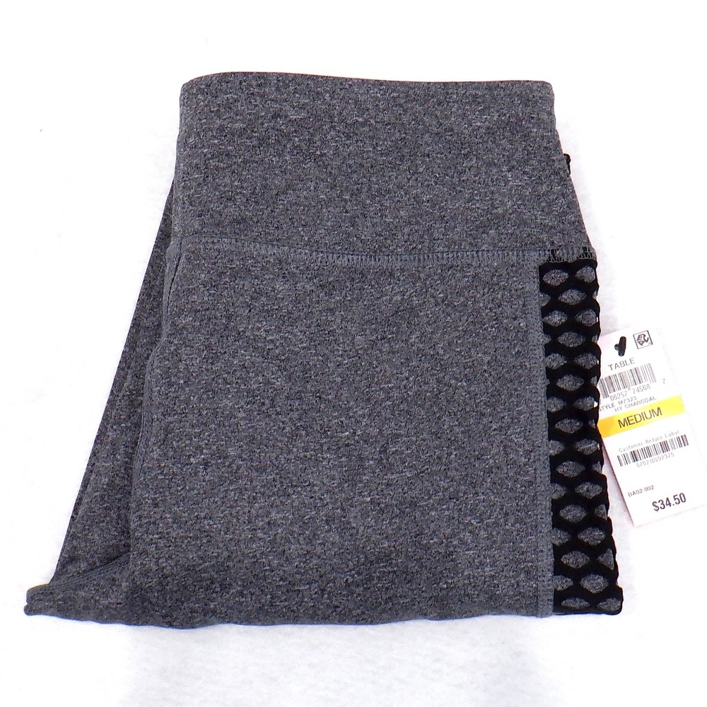 MATERIAL GIRL Active Grey Leggings NWT